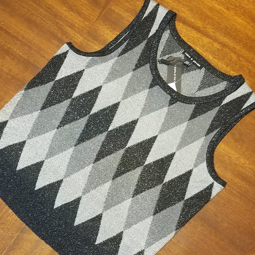 💋Cable & gauge Women's Short SleevesTop,NWT,Sz L